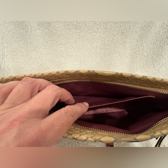 Coach Park Python Clutch Wristlet - Picture 8 of 8